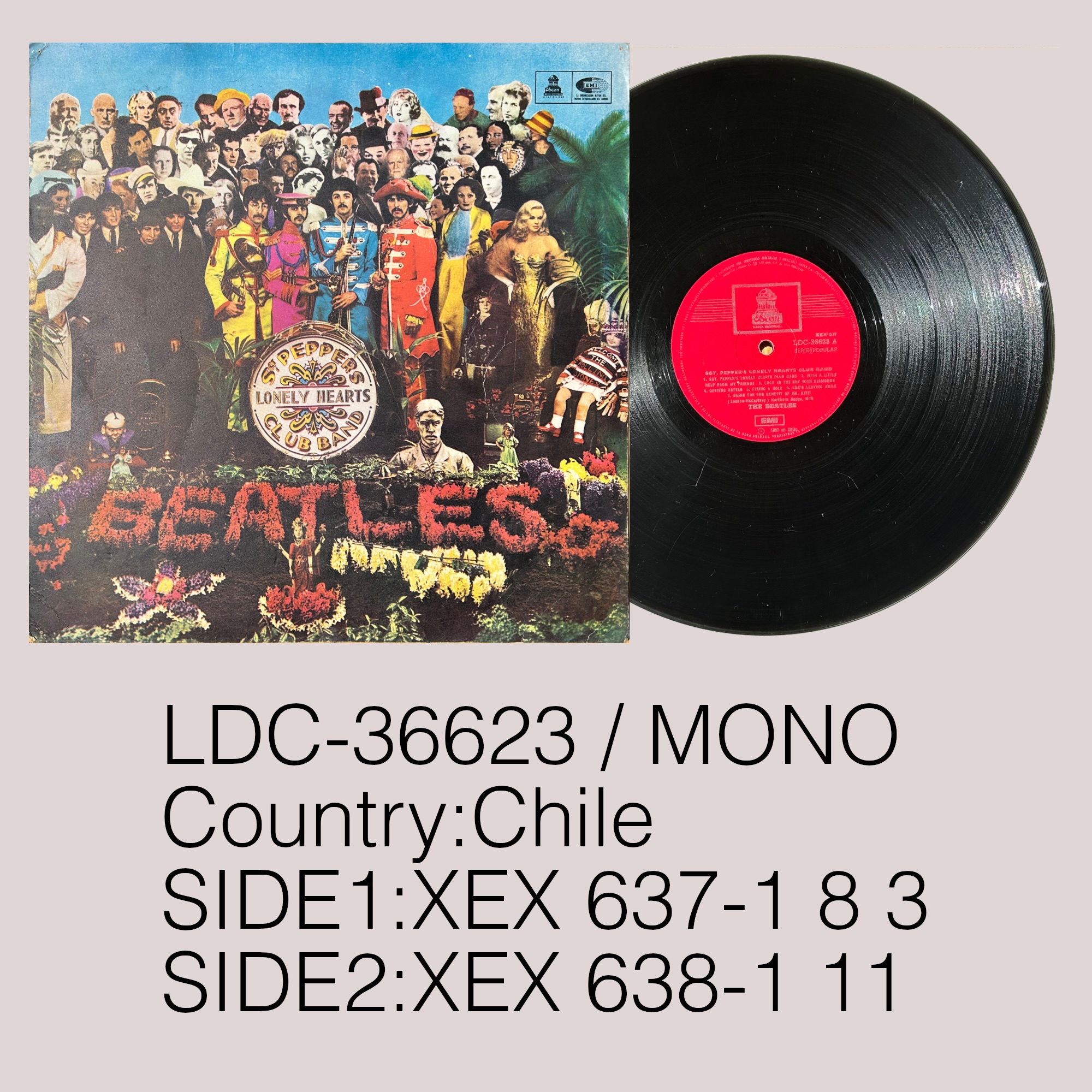 Sgt. Pepper's Lonely Hearts Club Band(Chile盤